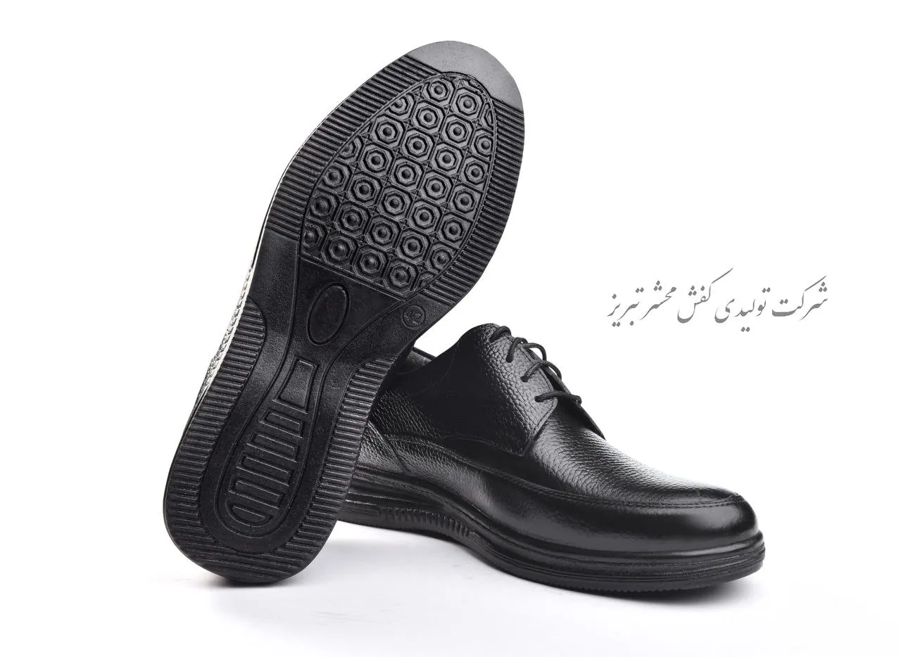 کفش اداری چرم طبیعی (مدل سناتور بابند)کد 208