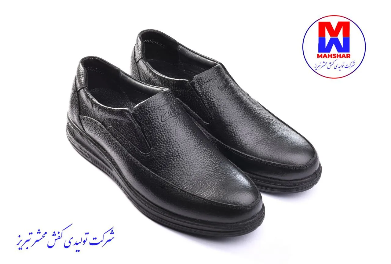 کفش اداری چرم طبیعی (مدل سناتور کشی) کد 207 - Image 4